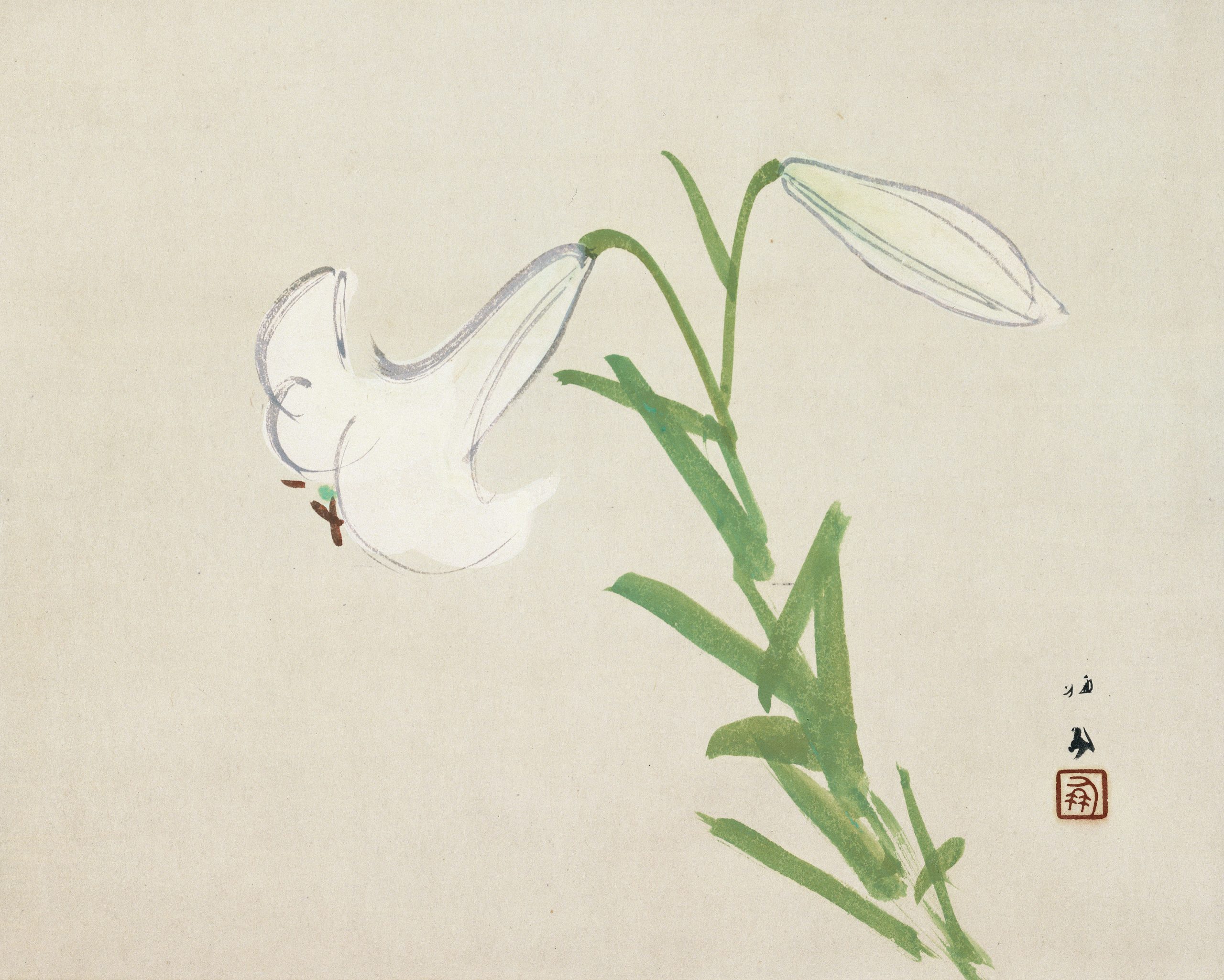 竹内栖鳳展示室 「栖鳳が描く花と鳥」 – 広島 海の見える杜美術館