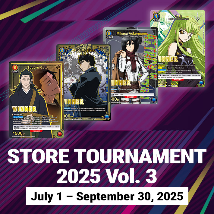 Ended]Store Tournament 2025 Vol. 3 − EVENTS｜UNION ARENA｜UNIONARENA