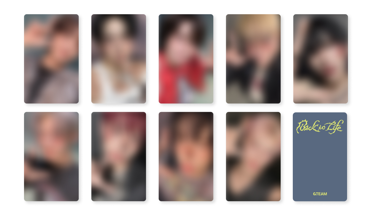 &TEAM KR 1st Mini Album 'Back to Life' 予約開始！ - &TEAM