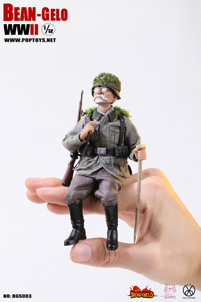 POPtoys】BGS003 1/12 Bean Gelo Series Sniper Geezer--Weber WW2