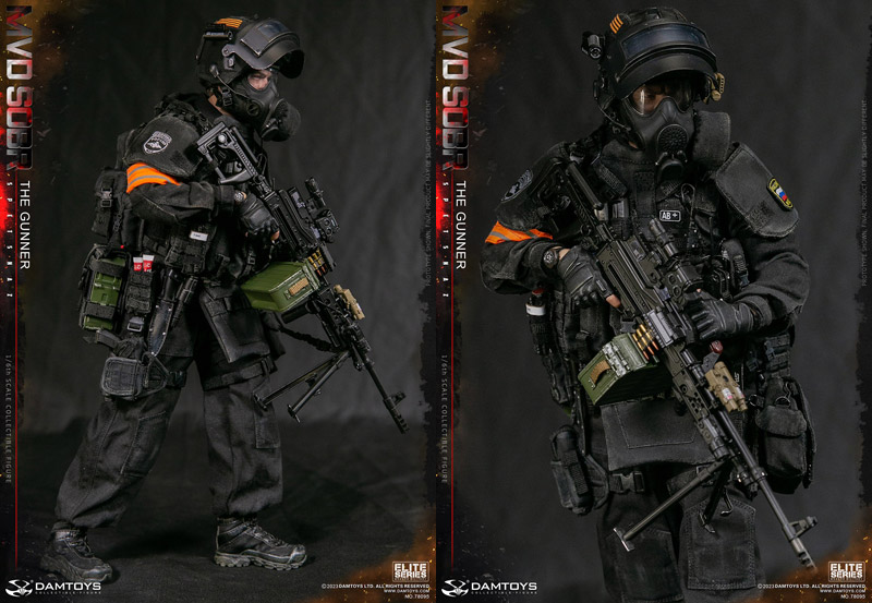 DAM】No.78095 1/6 RUSSIAN SPETSNAZ MVD SOBR PKM GUNNER スペツナズ