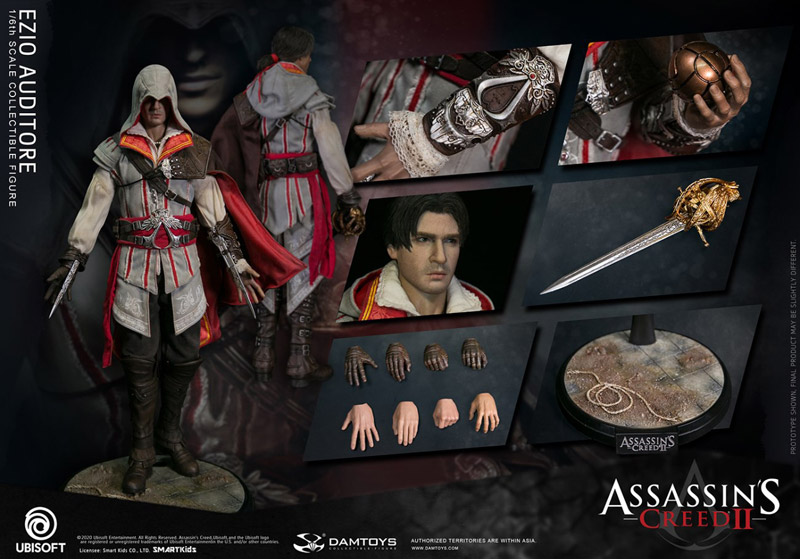 DAM】DMS012 Assassin's Creed II 1/6th scale Ezio Collectible