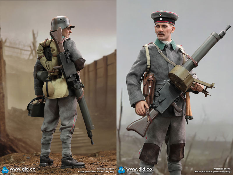 DID】D11015 WW1 German MG08 Machine Gunner - Arthur 第一次世界大戦