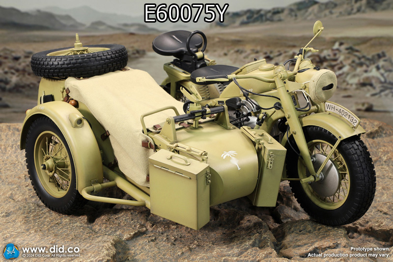 DID】E60075 1/6 WW2 German Zündapp KS 750 Motorcycle with