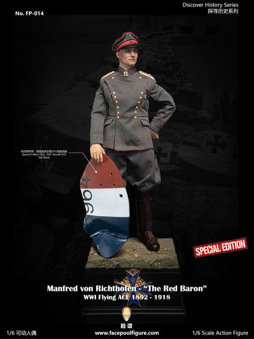Facepoolfigure】FP014B 1/6 Manfred von Richthofen -“The Red Baron