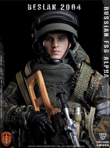 crazyfigure】LW009 1/12 Russian alpha special forces sniper