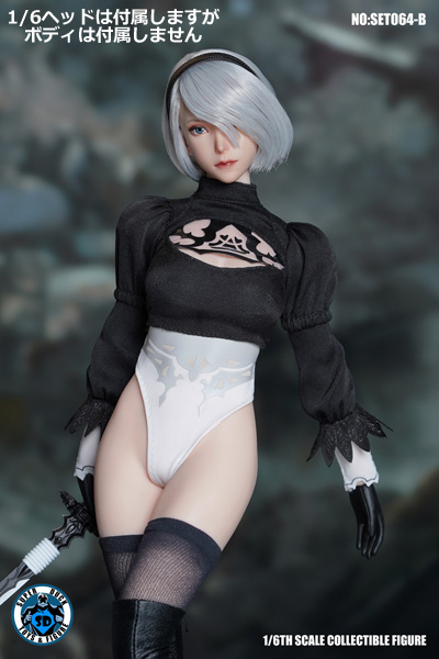 SUPERDUCK】SET064 B 1/6 Sexy Cyborg 2.0B 1/6スケール 女性ヘッド