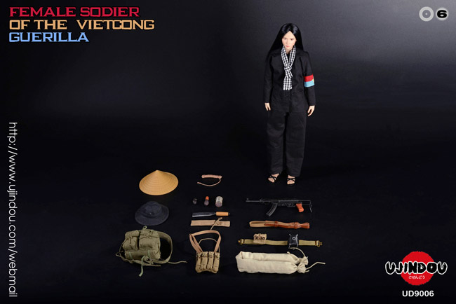 UJINDOU】UD9006 1/6 FEMALE SOLDIER OF THE VIETCONG GUERILLA 南