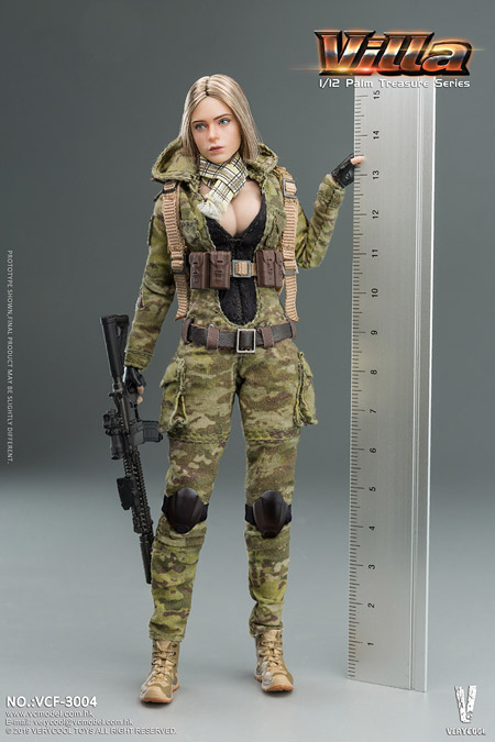 VeryCool】VCF-3004 1/12 Palm Treasure Series MC Camouflage Women