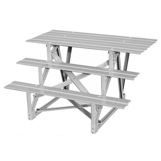 ひな人形用 スチール製雛壇 三段飾り台 - 人形のウエダ