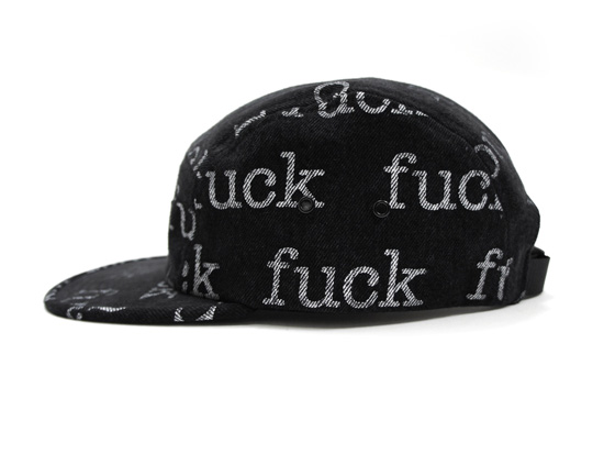 Dead Stock】Supreme - Fuck Denim Camp Cap - UG.SHAFT