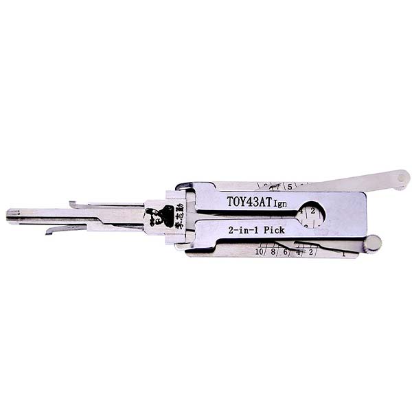 ORIGINAL LISHI - TOY43AT Toyota / 10-Cut / 2-in-1 Pick & Decoder