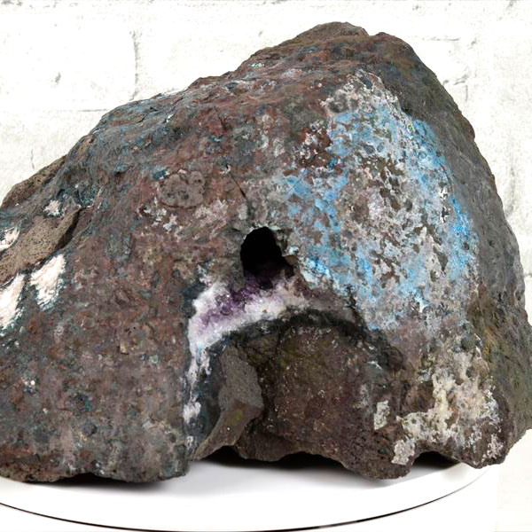 激レア 割れてないアメジストジオード｜採れたて｜割る前のアメジスト