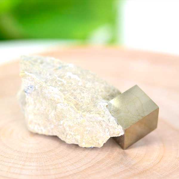 パイライト（黄鉄鉱）スカル（骸骨/ドクロ/ガイコツ）置物｜ペルー