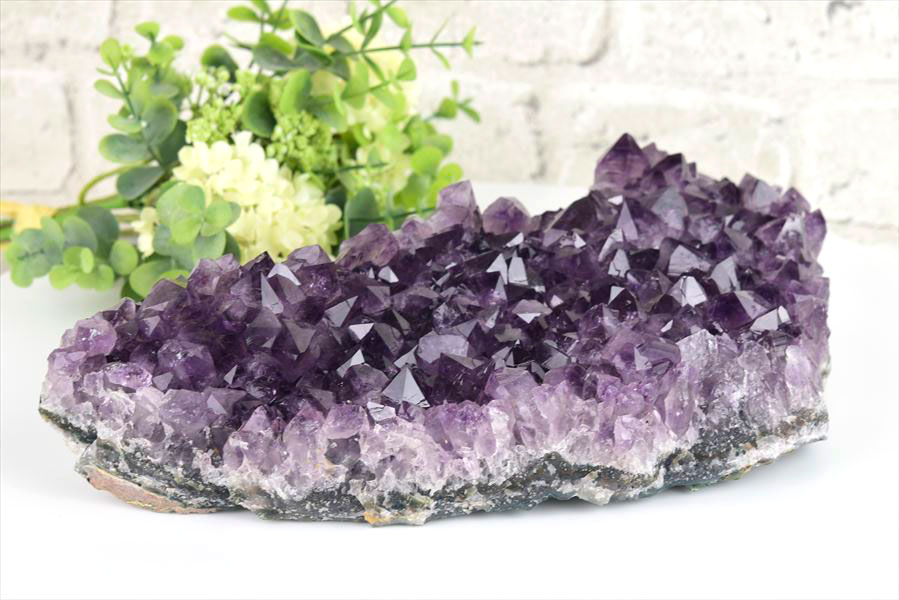大きめサイズ アメジストクラスター 原石 ブラジル産｜アップストーン