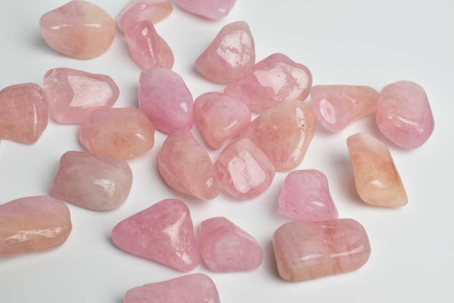 モルガナイト AAA+ タンブル 磨き石【1個】【約25mm前後】【ブラジル産