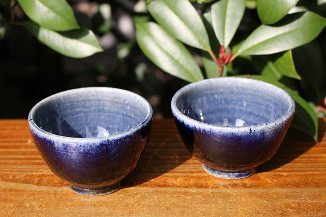 栃木県益子町の阿久津忠男（創作工房あくつ）さんの瑠璃汲み出し