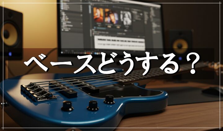 ベースどうする？…音源かモノホンか、Midiか自動か。 | うたいかなで、