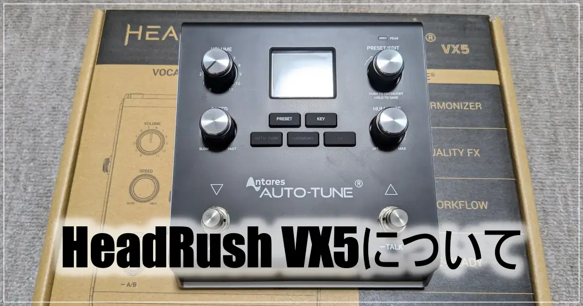 HeadRush VX5 を買う前に知っておくべき事 | うたいかなで、