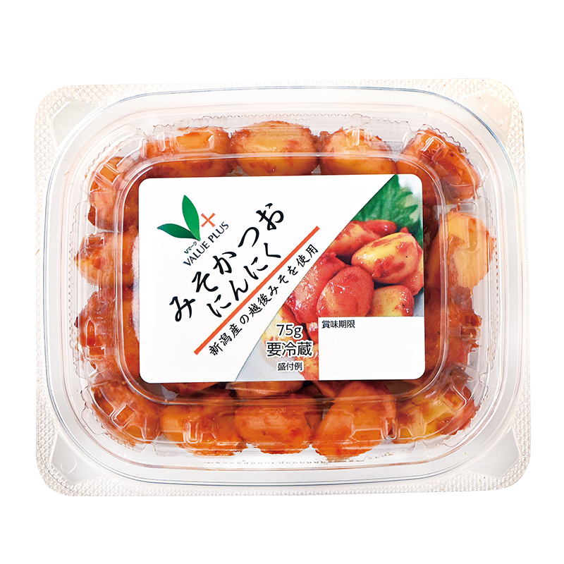 みそかつおにんにく｜Vマーク：信頼の生活ブランド｜株式会社八社会