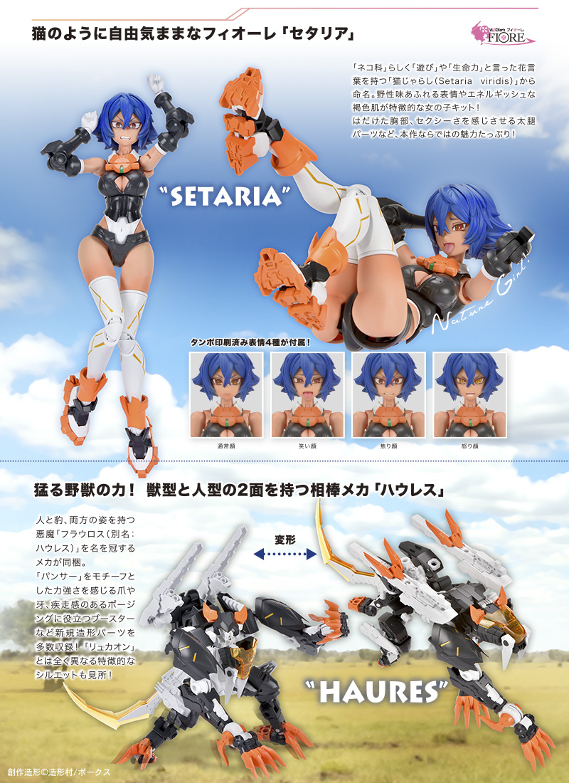 ブロッカーズFIORE セタリア追加表情セット11 | ボークス公式 ホビー