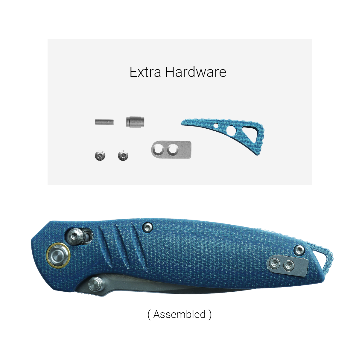 Corsair Blue G10 Pocket Knife | Dependable Liner Lock EDC Grip