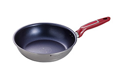 MOCOMICHI HAYAMI ウォックパン 26cm ボルドー(#205) | ビタクラフト