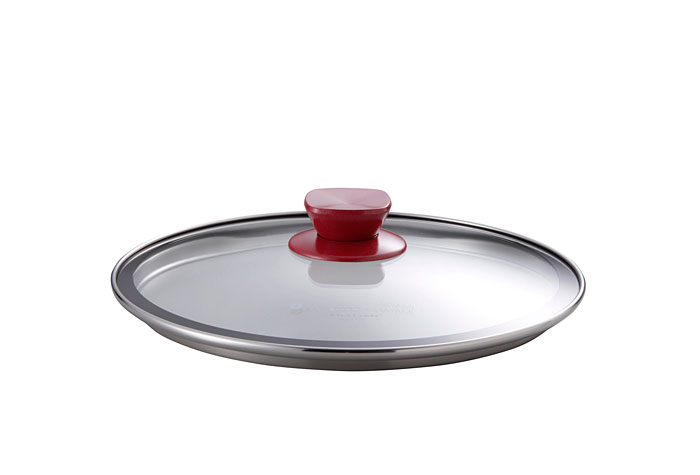OUTLET】MOCOMICHI HAYAMI ガラス蓋 22cm ボルドー(#210) | ビタ