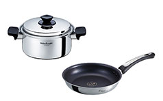 Sシリーズ 2点セット A [片手鍋 1.9L + 両手鍋 3.0L] | ビタクラフト