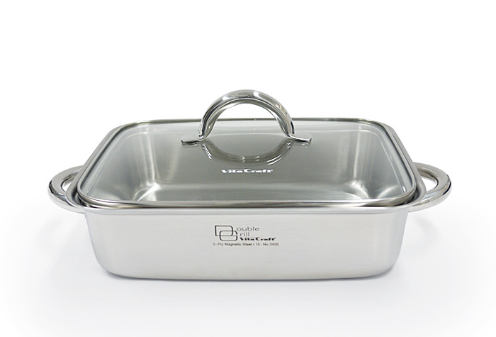 ダブルグリル専用ガラス蓋(深グリル用) | ビタクラフトオンラインショップ