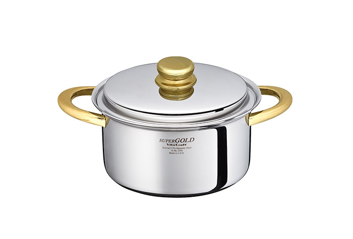 OUTLET】スーパーゴールド 両手ナベ 4.0L | ビタクラフトオンライン