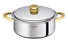 OUTLET】スーパーゴールド 両手ナベ 4.0L | ビタクラフトオンライン