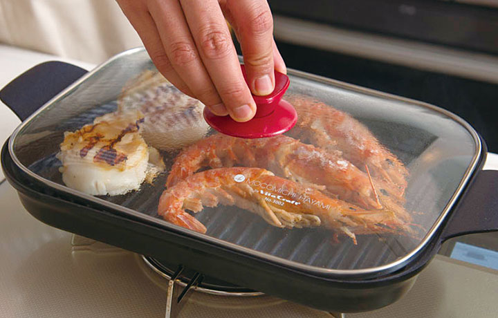 SALE】MOCOMICHI HAYAMI グリルパン ボルドー(#208) | ビタクラフト