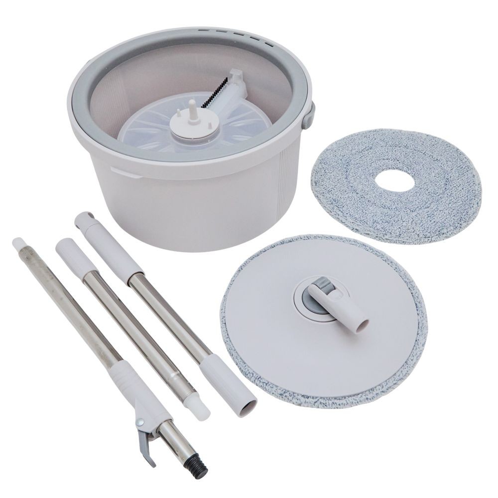 ウィザ WIZ'A 浄水タンク分離型マイクロファイバー回転モップ