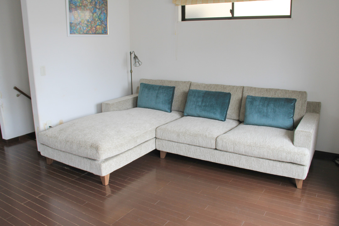 TRES THE SOFA TAILOR(トレスザソファテイラー)GRVAカウチスタイル納品