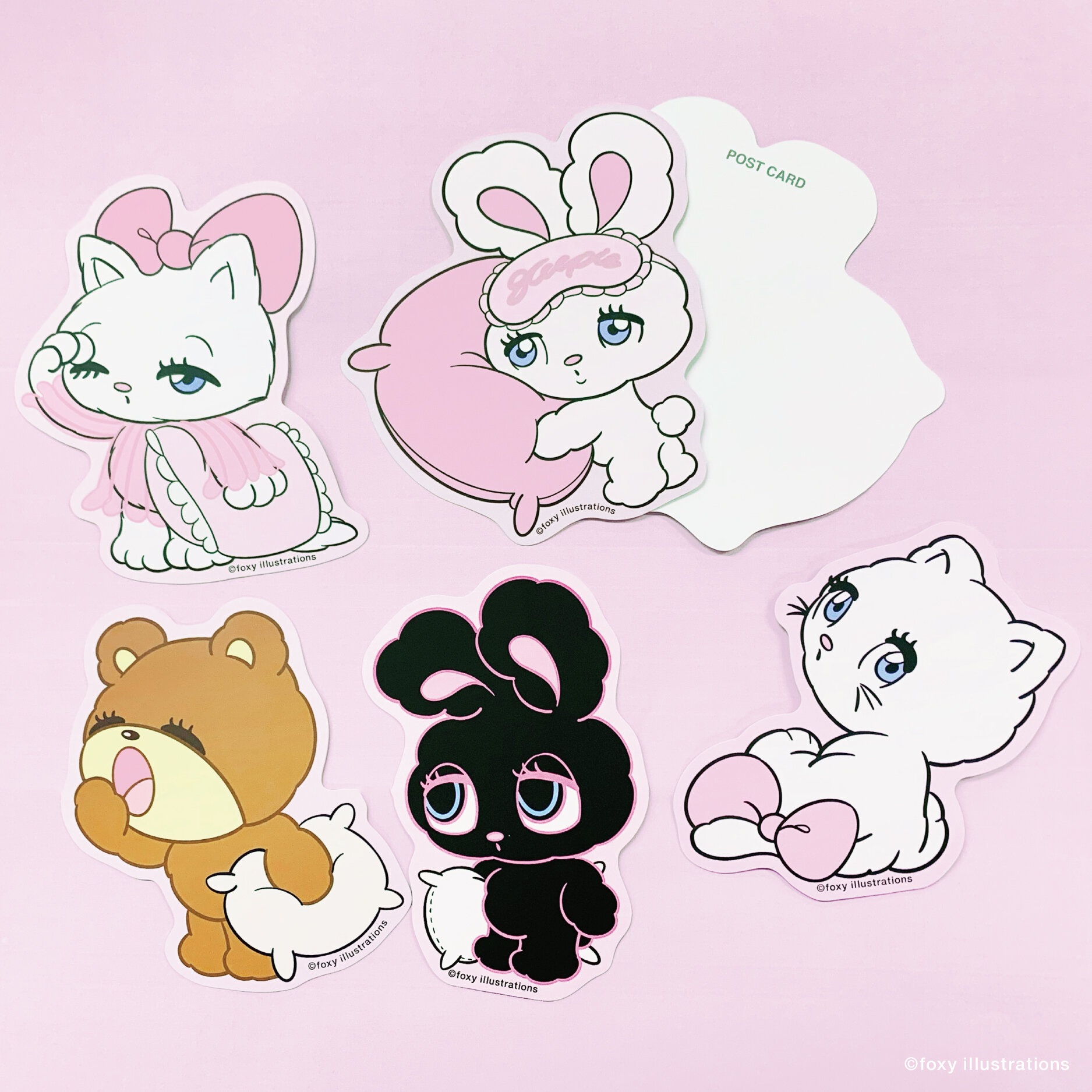 イラストレーター foxy illustrationsの期間限定ショップ「foxy