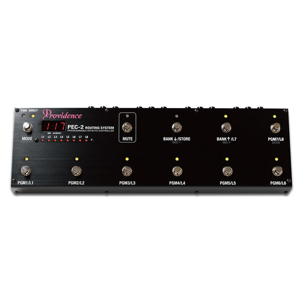 Providence PEC-2 Programmable Effects Controller | Vision Guitar