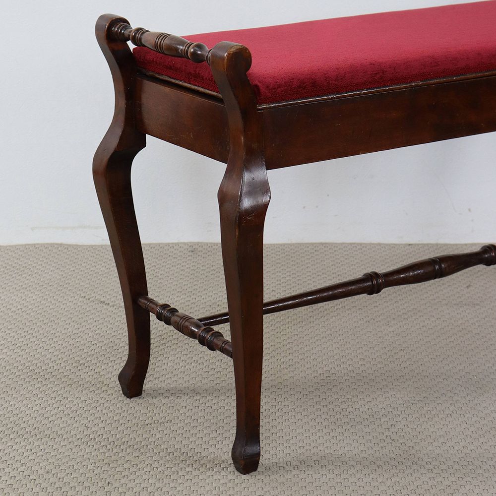 オシャレなベンチに♪ ピアノロングスツール VC110-093 – アンティーク