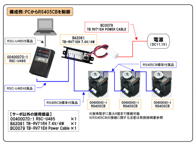 RS405CB [00400043-1] : ロボットショップ / Robot Shop ロボット関連