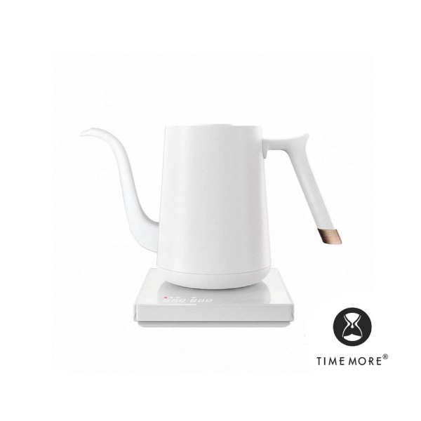 最新版泰摩魚Smart 溫控壺細口壺/鶴嘴壺版600ml/800ml 黑/白TIMEMORE
