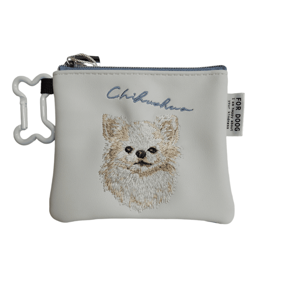 フラワーリング】DOG CHARITY/ミニフラットポーチ | 陽氣屋オンライン