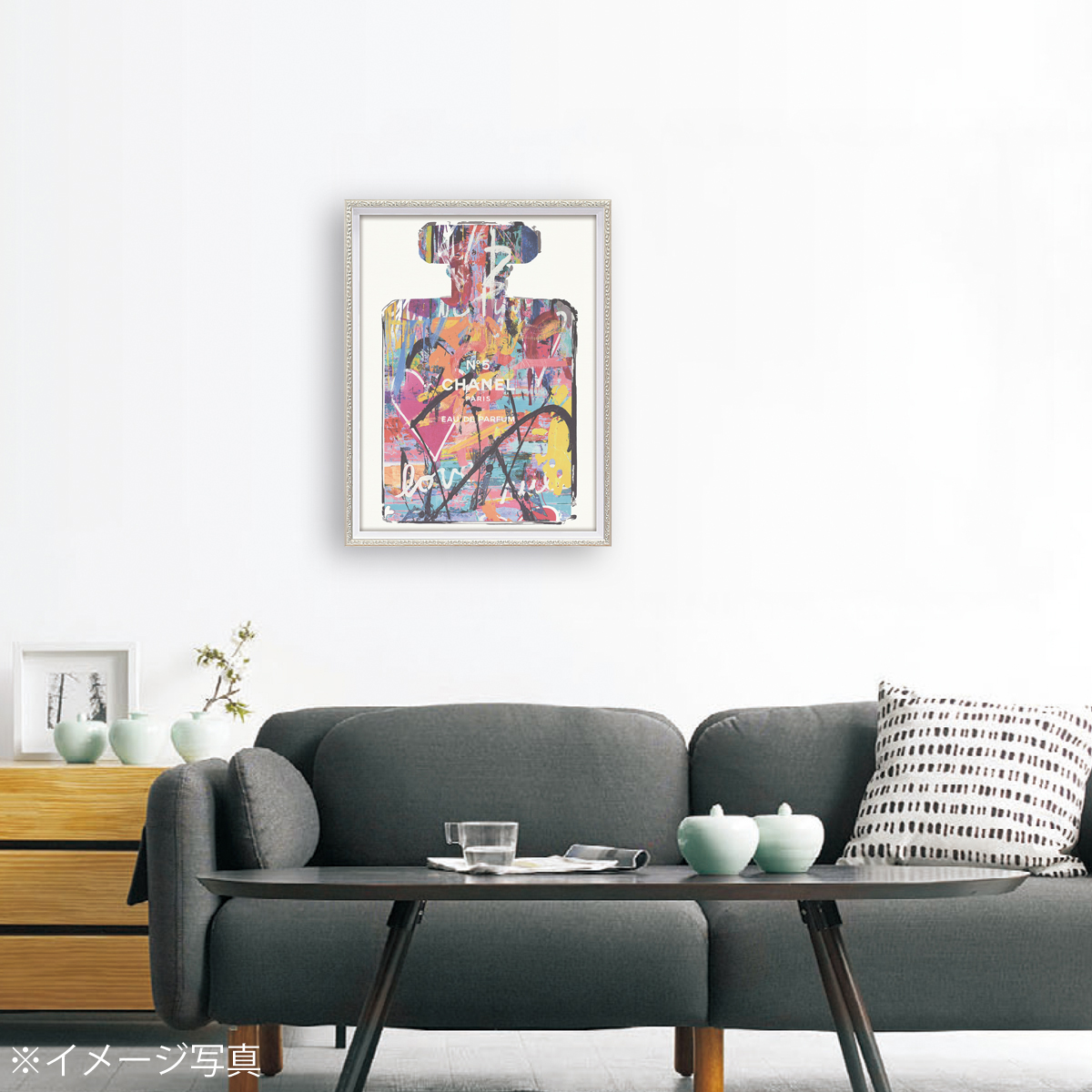 オマージュキャンバスアート「パフューム グラフィティ1（Mサイズ