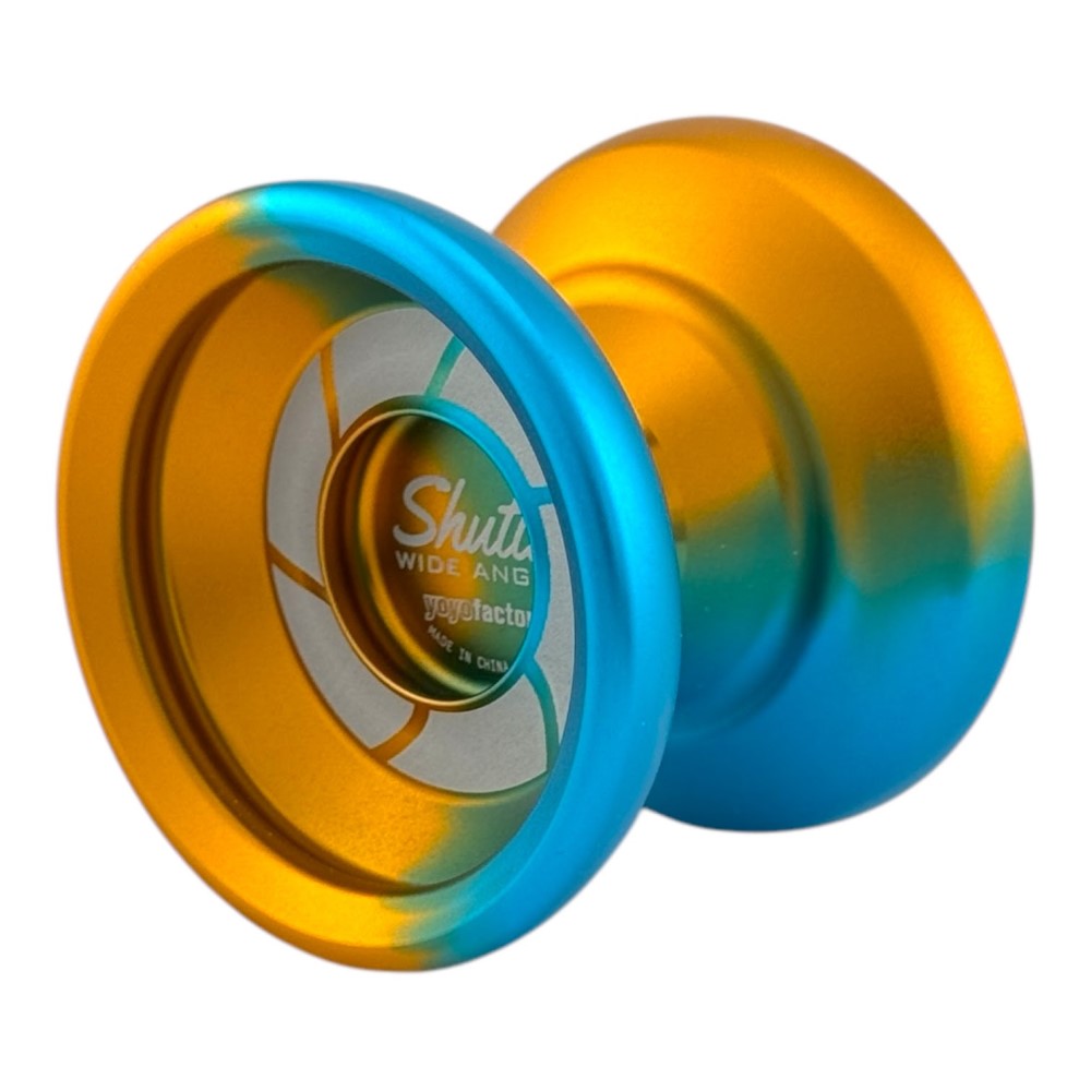 YoYoFactory Wide Angle Shutter Yo-Yo Blasted Aluminum Finish – YoYoSam