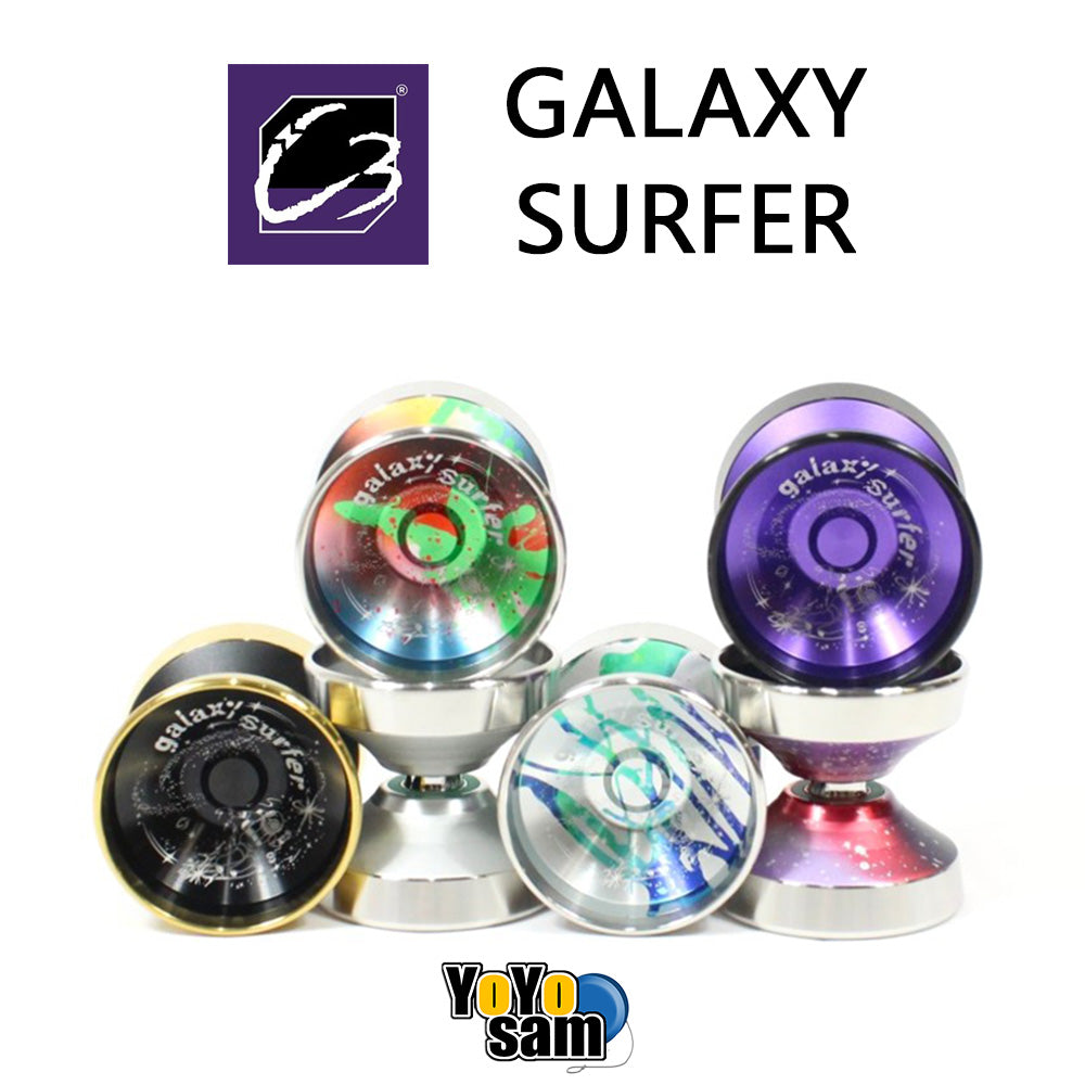 C3yoyodesign Galaxy Surfer Yo-Yo - Wide Rimmed Bi-Metal YoYo – YoYoSam