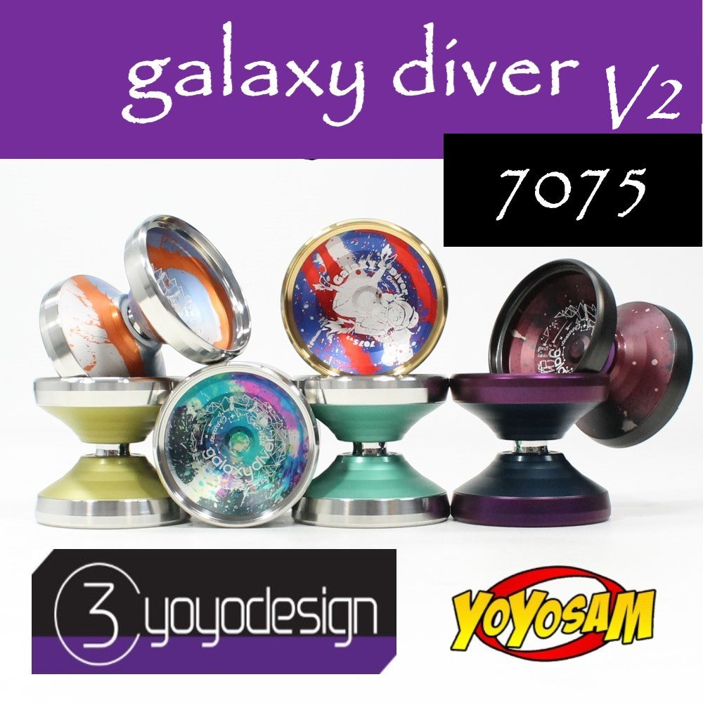 C3yoyodesign Galaxy Diver 7075 V2 Yo-Yo - Bi-Metal YoYo – YoYoSam