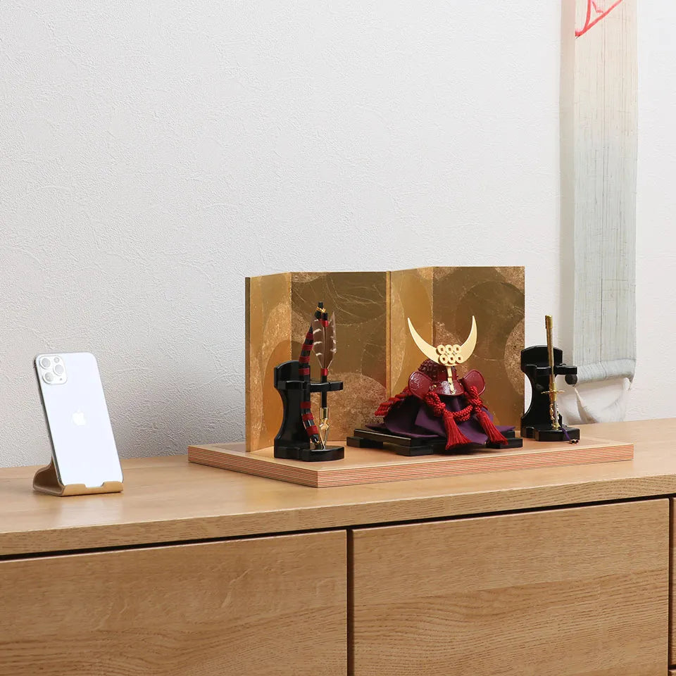 出陣真田 【あかね飾台・円金屏風】 – 横手人形オンラインストア