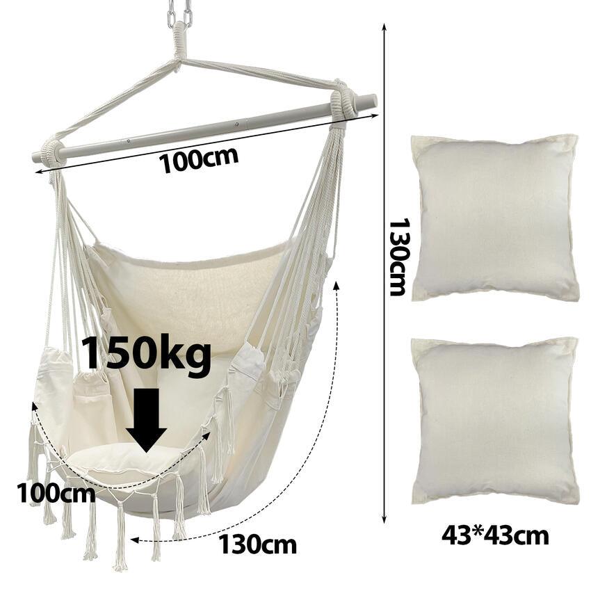 YOLER | ハンモックチェア 吊り下げ式 ハンギングチェア 耐荷重150kg