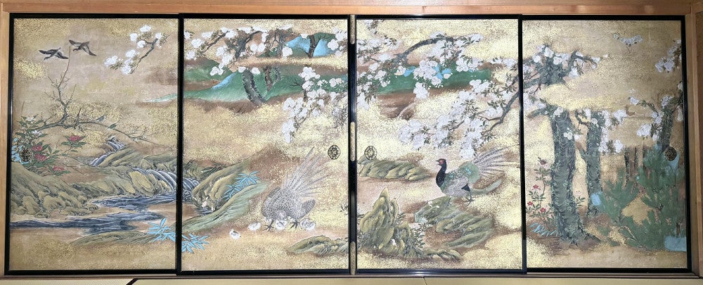 青森の旧家・宮越家のふすま絵、大英博物館の所蔵品と「対」と判明