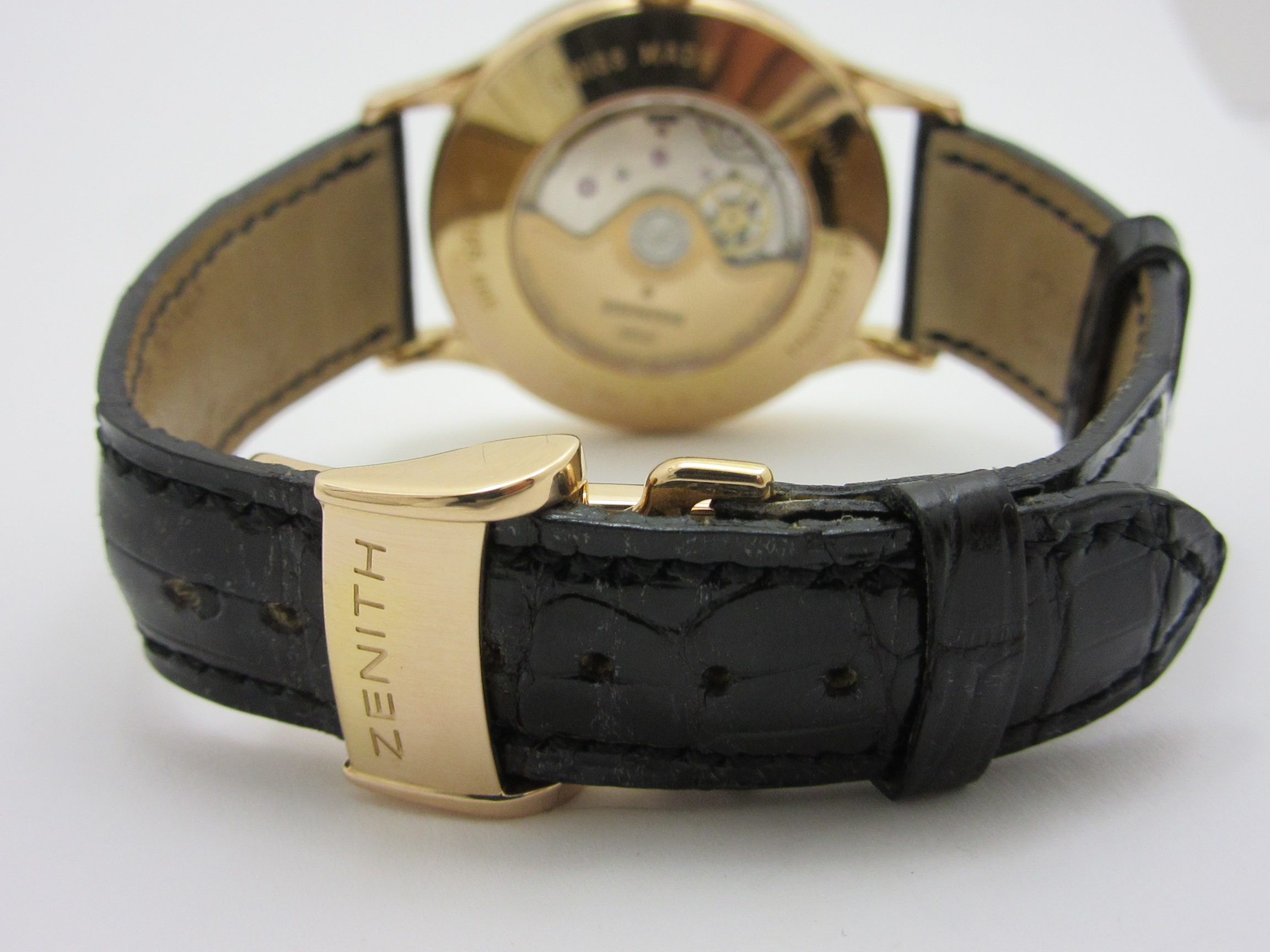 ゼニス ZENITH ”K18PG無垢 クラスエリート リザーブドマルシェ 18.1125