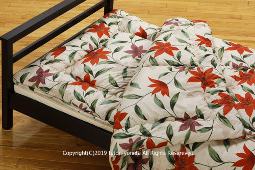 ウール100％の羊毛敷布団・掛布団